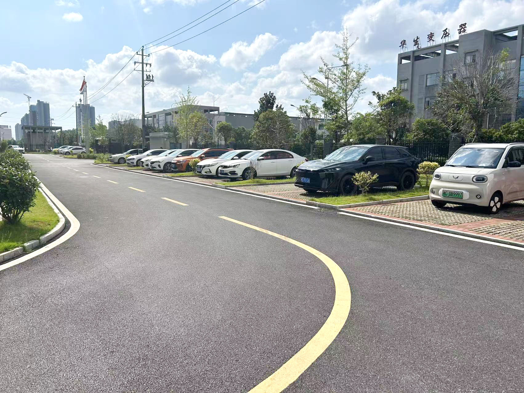 Parking space in the park